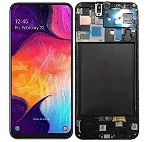 Display Frontal Touch Lcd Galaxy A50 A505 Com Aro Incell