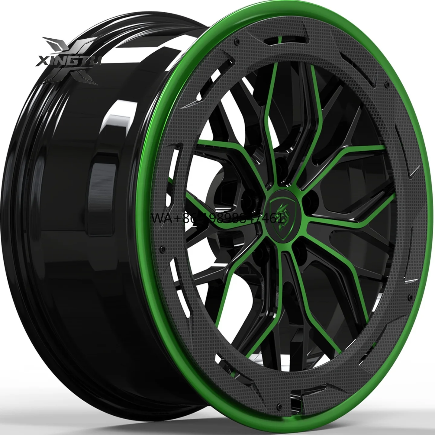 

Forged 5x114.3 5x120 Carbon Fiber Wheels Rims 18 19 20 21 Inch for Porsche Carrera BMW M850i Audi RS7 Racing Car Wheels