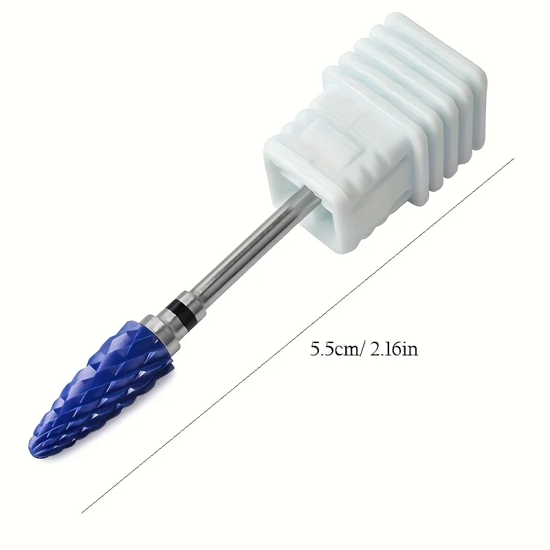 1 قطعة أو 5 قطع لقم مثقاب أظافر سيراميك، مناسبة لتلميع الأظافر وإزالة البشرة وتلميع الأظافر وأدوات الأظافر #4