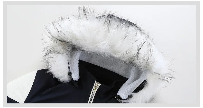 Hooded Down Parka Jackets Thick Male Warm Overcoat Fur Collar Outerwear Wool Liner Coat Winter New Men Warm Cotton Jacket Coats