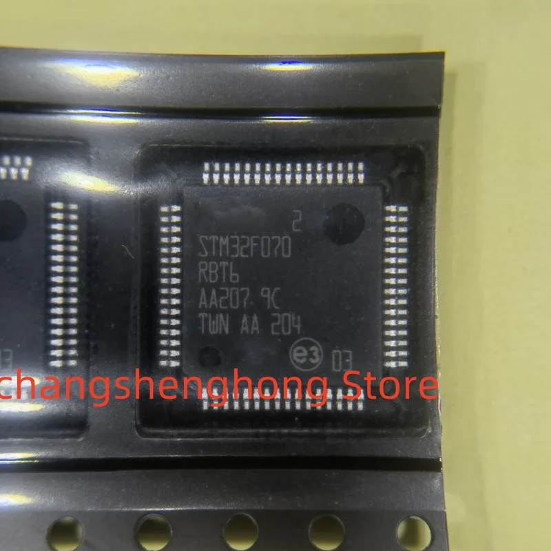 10pcs   New original   STM32F070RBT6   LQFP64