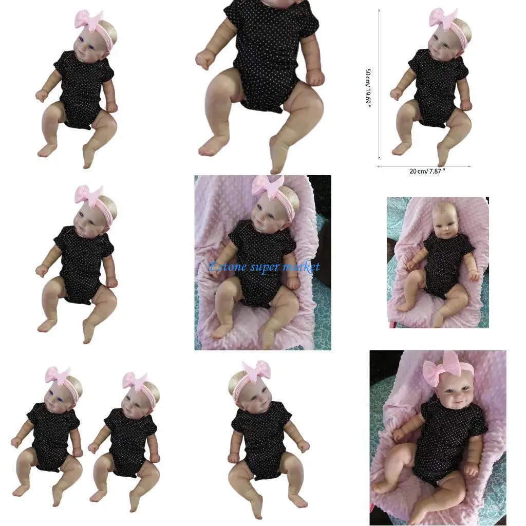 

090B Baby Girl Детская кровать виниловые экологически чистые реалистичные детские приятные игрушки