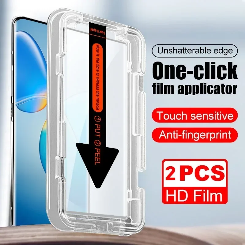 

2 шт. защитная пленка из закаленного стекла для Vivo X200 Pro/X200 Edge Glue HD прозрачное стекло пленка для смартфона