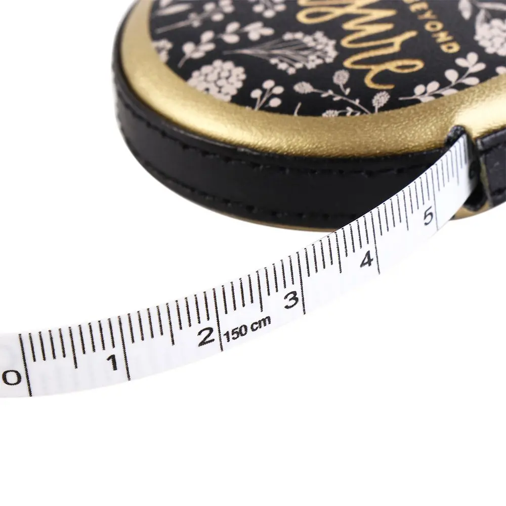 1.5m Portable Retractable Vintage Style Mini Tape Nostalgia Measure Ruler Retro Sewing Centimeter Inch Roll Tape