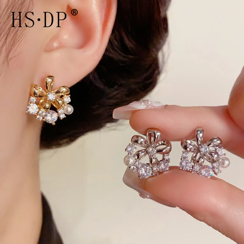 قلادة أقراط للسيدات مع إبرة فضية S925 ريترو، إكسسوارات مجوهرات بسيطة وعصرية ومتعددة الاستخدامات