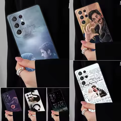 Captain Swan Once Upon A Time Phone Case For Samsung Galaxy S25 S24FE S23 S22 S21FE S20 S10 Plus Ultra Note20 10Pro Black Cover