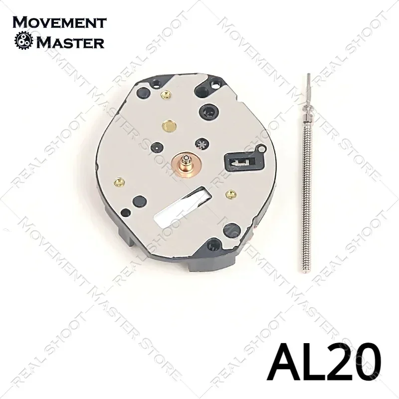 New AL20E Electronic Quartz Movement AL20 Movement 2Hands Watch Movement Repair and Replacement Parts