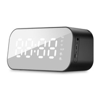 HAVIT M3 Portable Bluetooth Speaker Alarm Clock Wireless LED Display Temperature with FM Radio Support Subwoofer Music Player