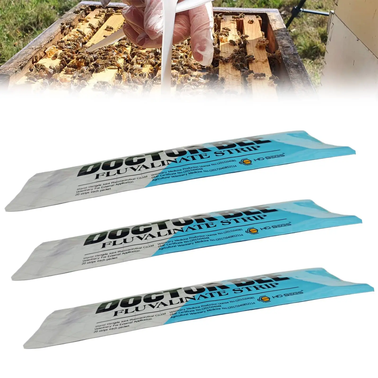 3 Bags Beekeeping Plastic Strip Beekeeping Supplies Plastic Strip for Apiary Hive