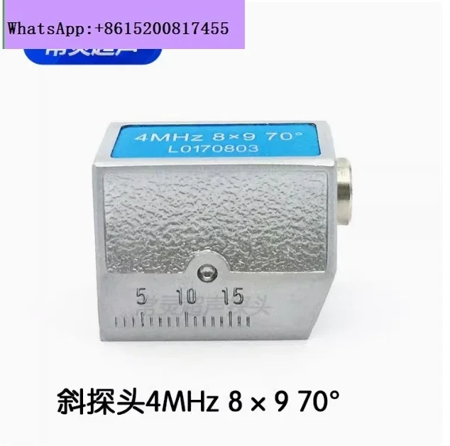 4MHz 8x9mm 45 60 70 Degree Angle Beam Probe Transducer for Ultrasonic UT