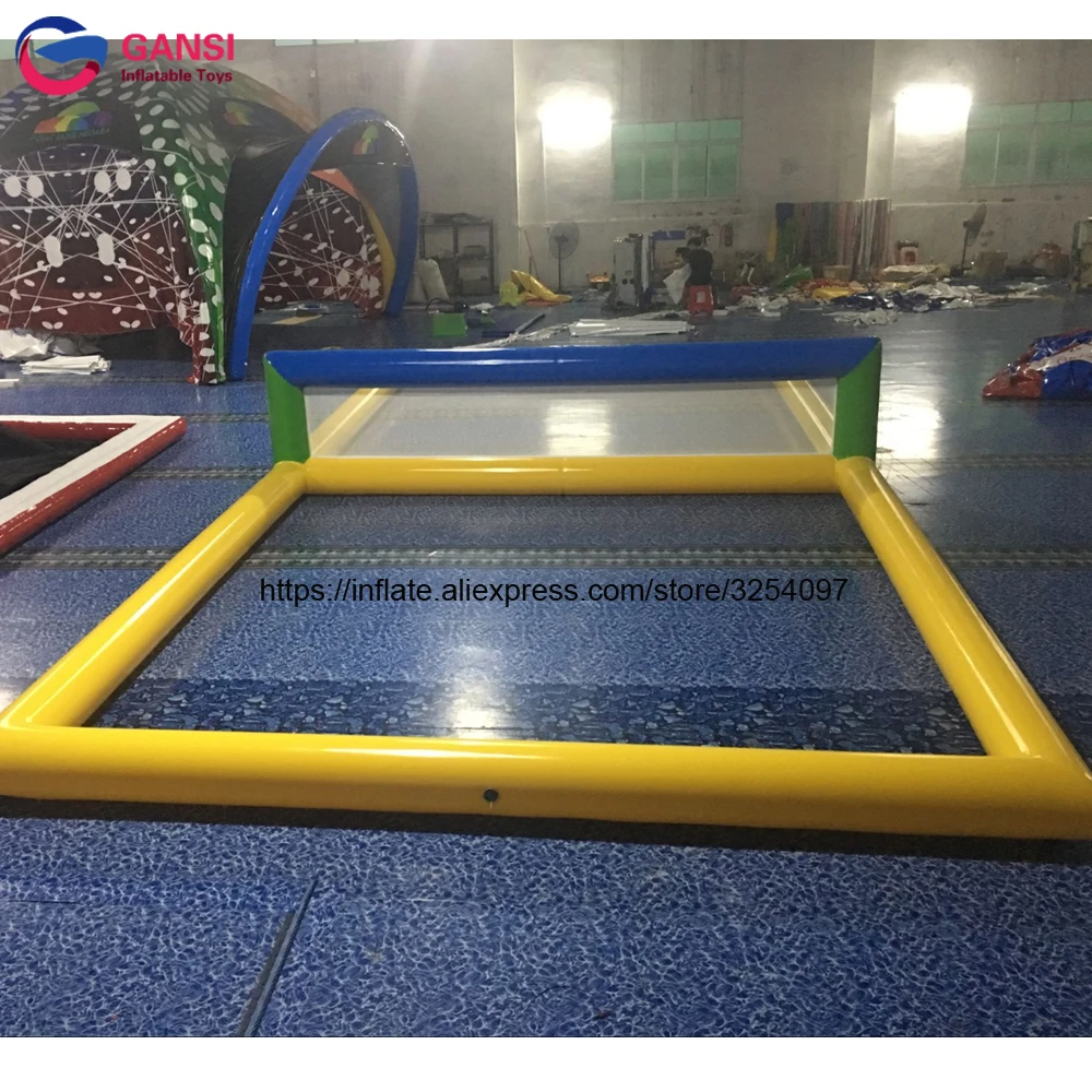 Pool Large Inflatable Volleyball Field / Inflatable Water Volleyball Court / Inflatable Tennis Court for Sport Games