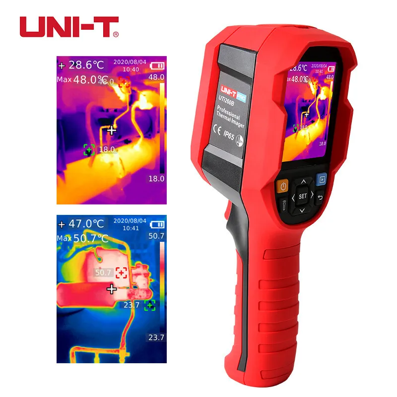 imager termico infravermelho hd 256x192 pixels camera termica portatil scanner incluindo bateria uni t uti260b uti260a 01