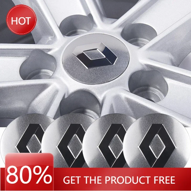 

Колпаки ступиц для Renault Megane 2 3 4 Twingo Clio Talisman Captur Sandero Duste 4 шт. 56 мм, центральная наклейка на ступицу колеса автомобиля, наклейки доступа