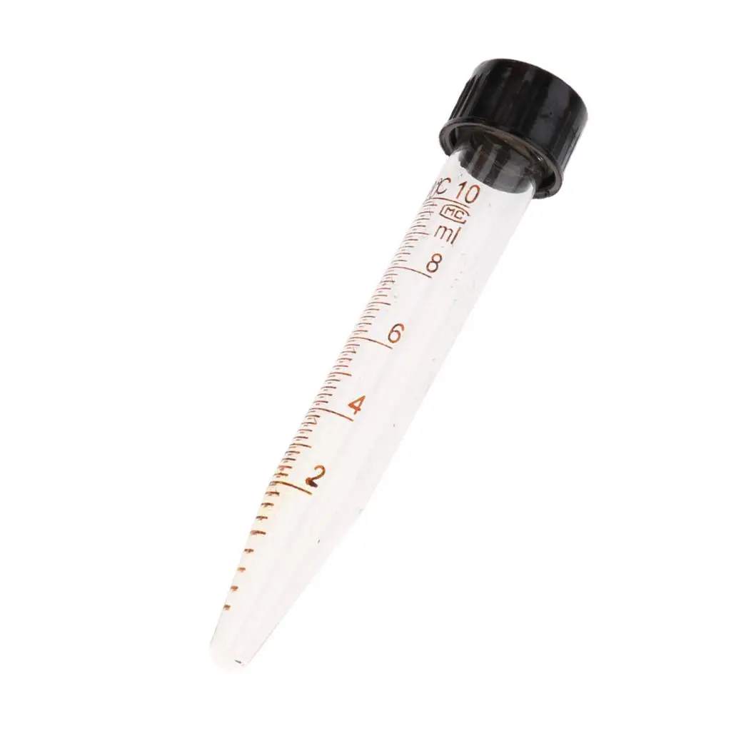 Measuring Cylinder Glass Conical Centrifuge Tube Graduated Lab Test Container Chemical Resistant for Daily Use