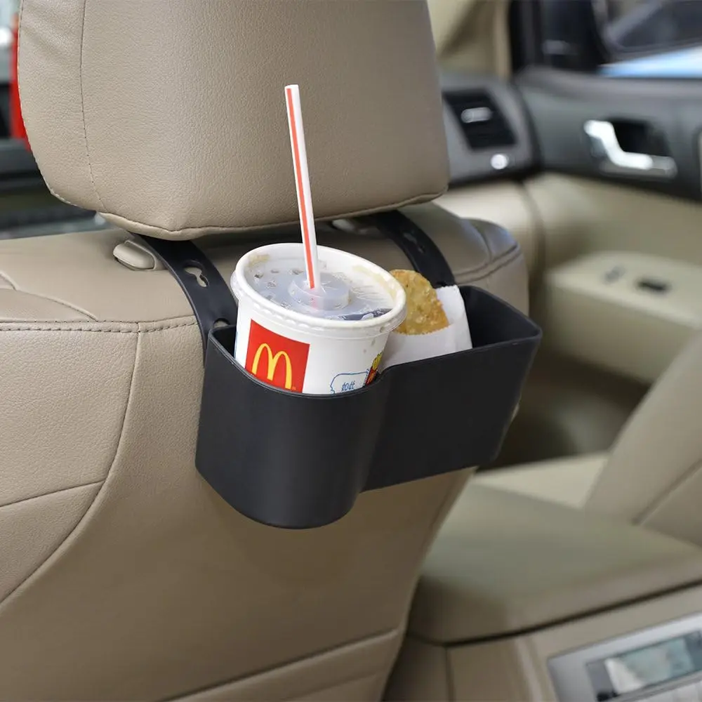 Car Headrest Seat Back Organizer Cup Holder Drink Pocket Food Tray Universal Liberate Your Hands