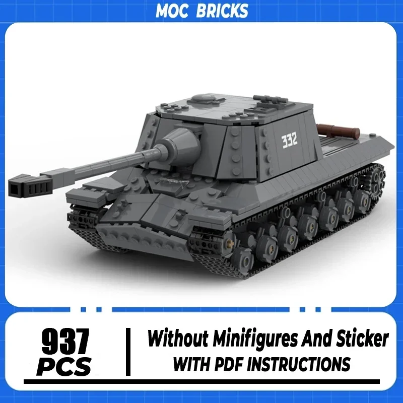 

Military Series Moc Building Bricks Object 268 Tank Model Technology Modular Armored Car Blocks Gifts Toys For DIY Sets Assembly