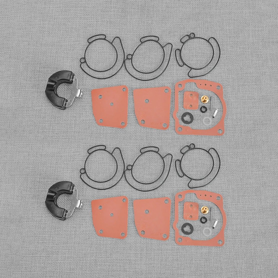 

0436852 0438996 0435442 18-7247 2pcs Carburetor Kits Fit for Johnson Evinrude Outboard V4 V6 90 100 105 115 150 175HP 1999-2001