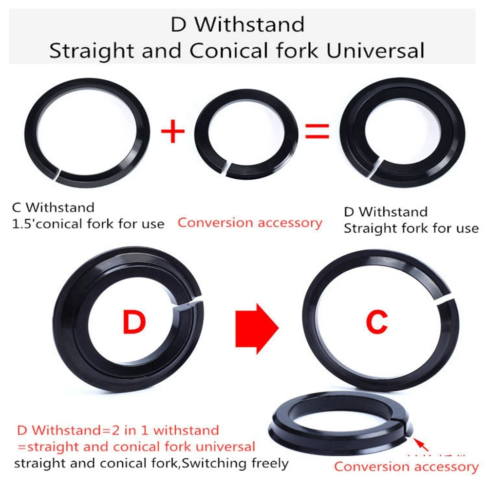 29.9/39.7mm Straight Forks Bicycle Parts Bikes Headsets Bike Headset Washer Crown Race Base Spacer