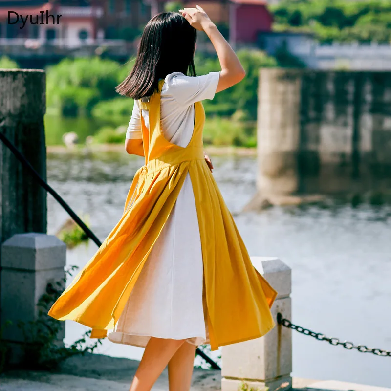 

Французский хлопковый фартук с разрезом, рабочая одежда для цветочного магазина, домашняя рабочая одежда, простой однотонный фартук, кухонные аксессуары