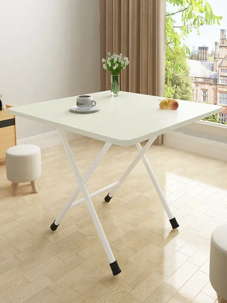 Household dining table, simple dining table, small table, bedroom, dormitory, foldable, small and simple outdoor