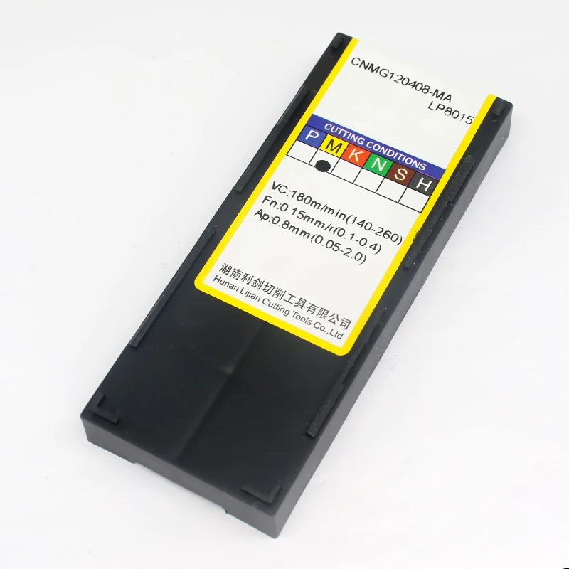 CNMG432 Metal Lathe Tools  Carbide Inserts ISO CNMG120408 MA External Turning Blade Semi-finishing  for Stainless Steel