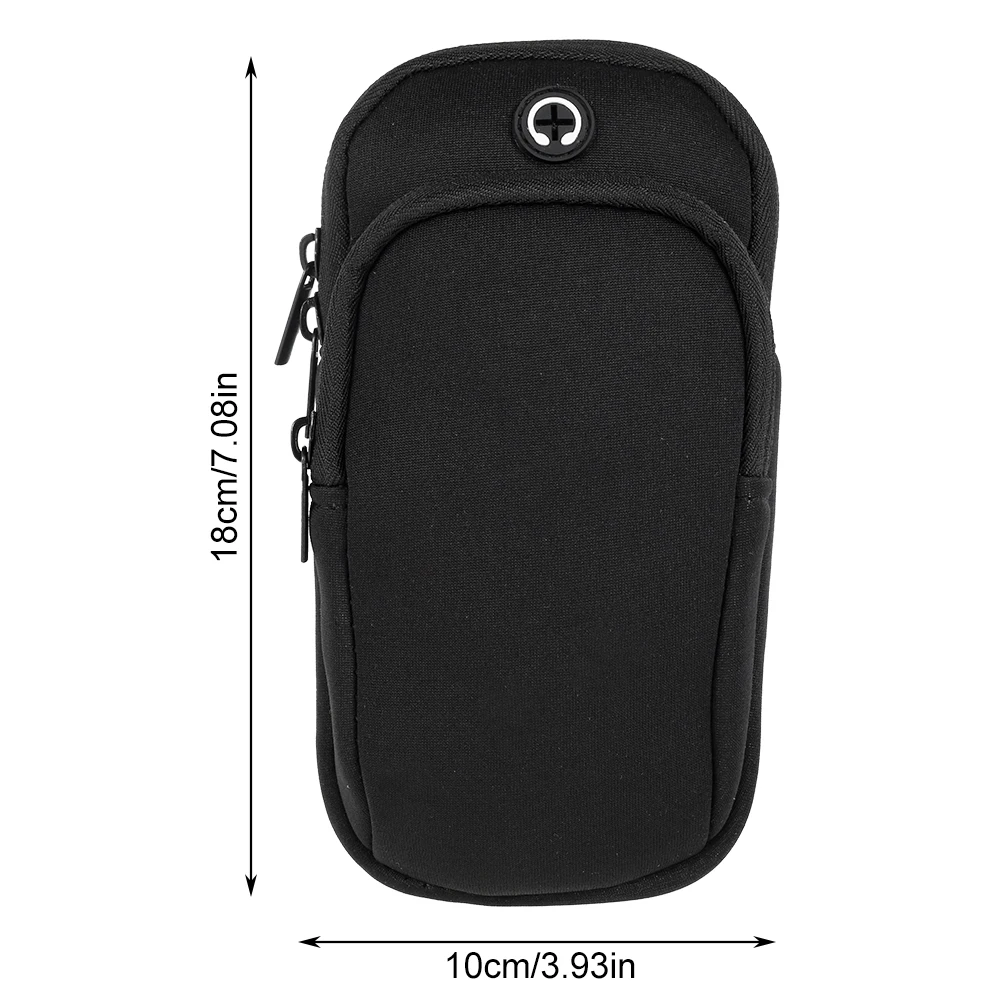 Running Phone Armband Bag Adjustable Straps Waterproof and Sweatproof Arm Band Phone Pouch Fitness Storage Bag Gym Arm Package