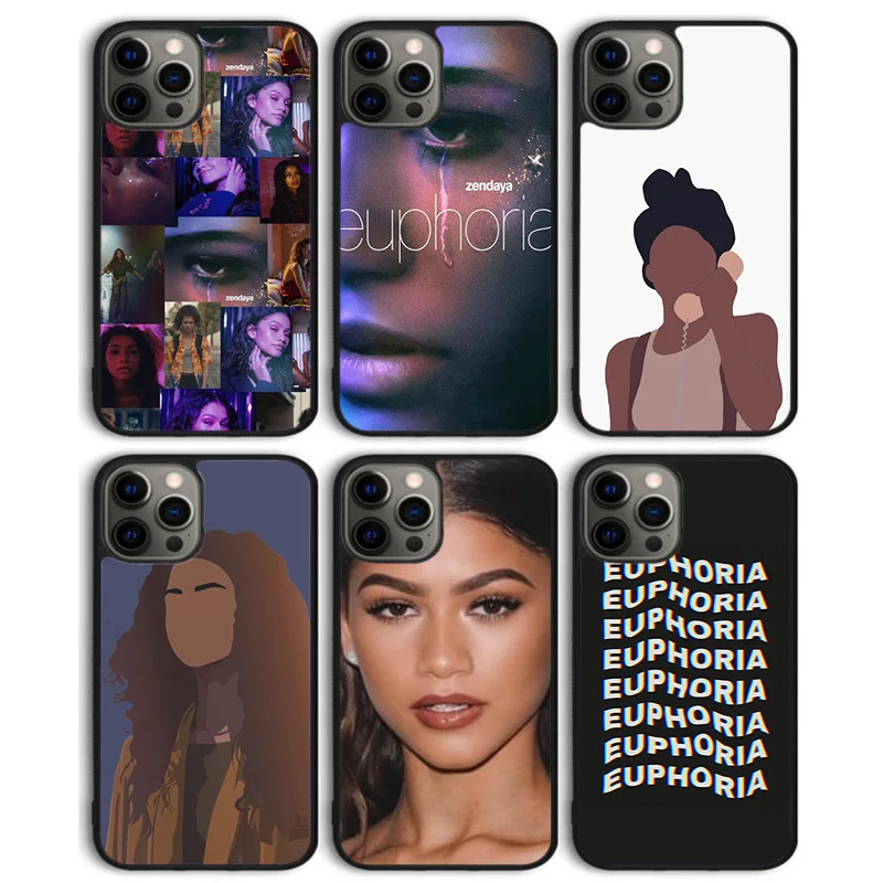 American TV Series Euphoria Phone Case Back Cover for iPhone 16 15 SE2020 14 13 11 12 Pro Max mini XS XR X PlusS Shell Coque