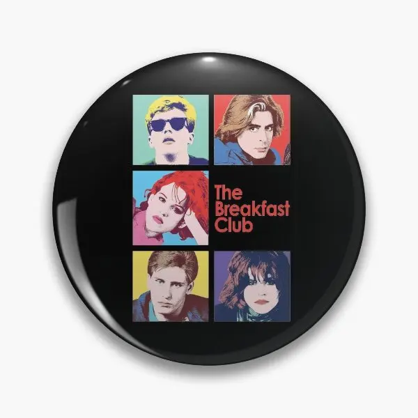 The Breakfast Club  Soft Button Pin Collar Creative Decor Lover Metal Lapel Pin Fashion Cute Gift Hat Funny Badge Women Jewelry