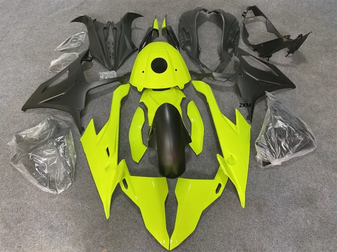 Fairings Kit Fit For M1000RR S1000rr 2019 2020 2021 2022 2023 Bodywork Set 19 20 22 23High Quality Injection Fluorescent yellow