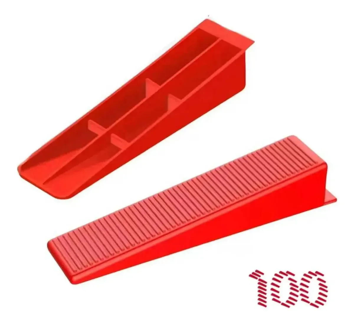 100pcs Tile Leveling System Laying Level Wedges Laying Clips For Tile Laying Floor Wall Construction Tools