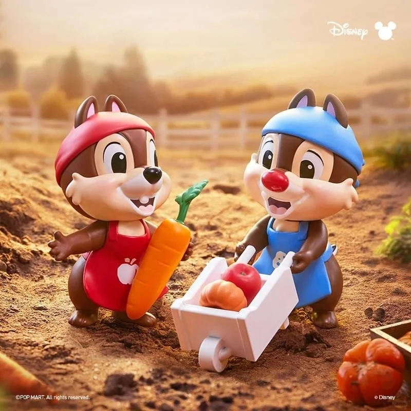 

New Genuine Disney Chip&Dale Playful Brothers Series Figurine Blind Box Cute Model Ornaments Figure Mysterious Box Kids Gift