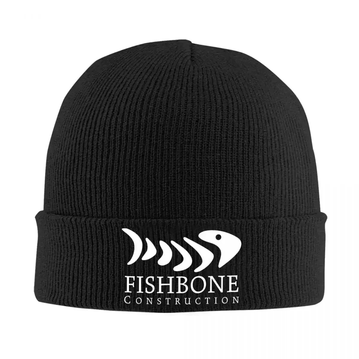 

Fishbone Trucker Knitted Bonnet Caps Fashion Keep Warm Hats Trendy Outdoor Knitted Caps