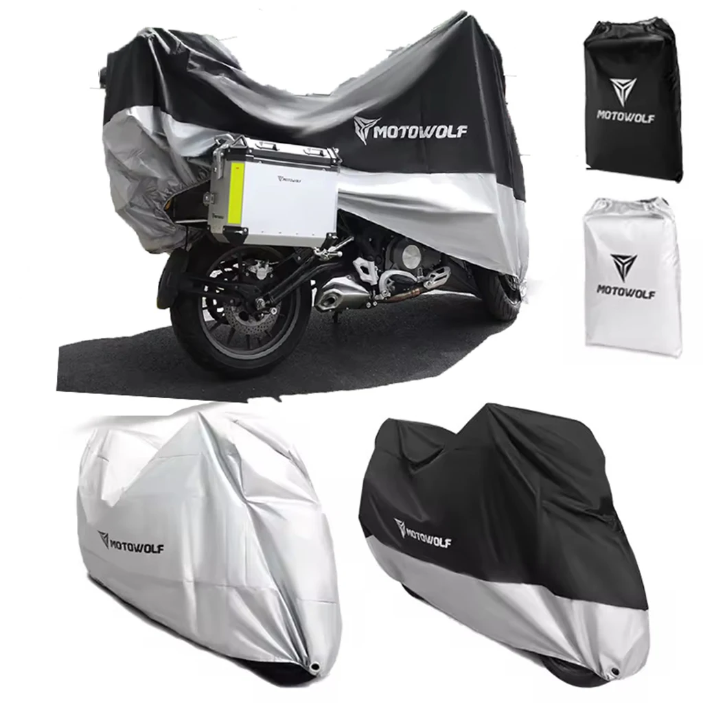 MOTOWOLF Universal Motorcycle Scooter Oxford Covered atv Accessories Oversized Rainproof Waterproof Sunscreen Dust Cover Items