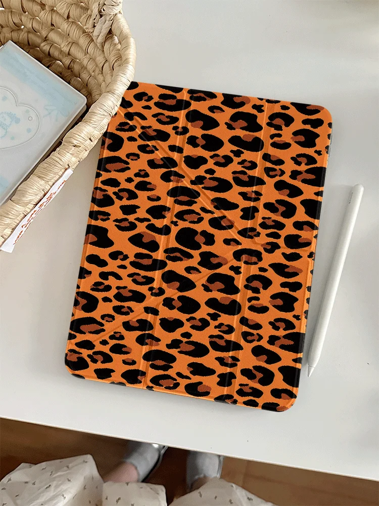 Y2K Vintage Orange Leopard Print Back Case for Honor X8A X9 X8 Pro V9 V8Pro 8 9 10 Pro GT Pro MagicPad2 11-12.3