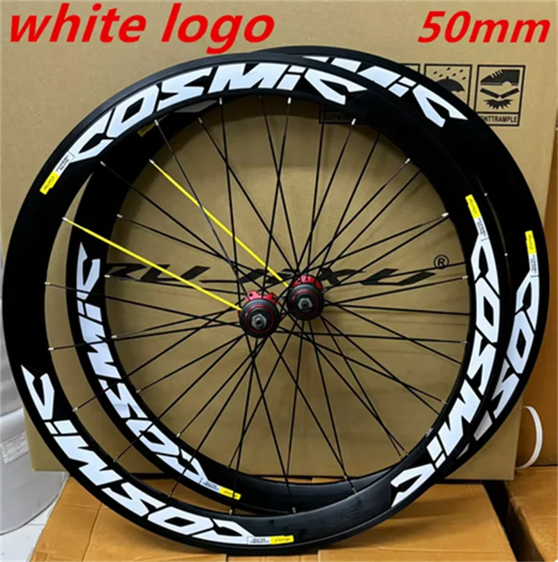JKLitepro 700C Bicycle Wheel Road  V/C Disc Brake Lap Brake Straight Pull Bike WheelSet Cosmic Elite Frame Height 30/40/50MM