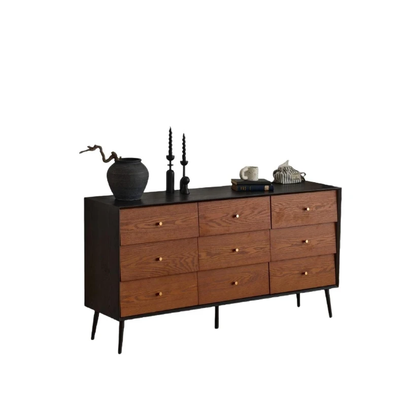 

vintage sideboard, solid wood chest of drawers, bedside storage, living room vintage side drawer, living room entryway
