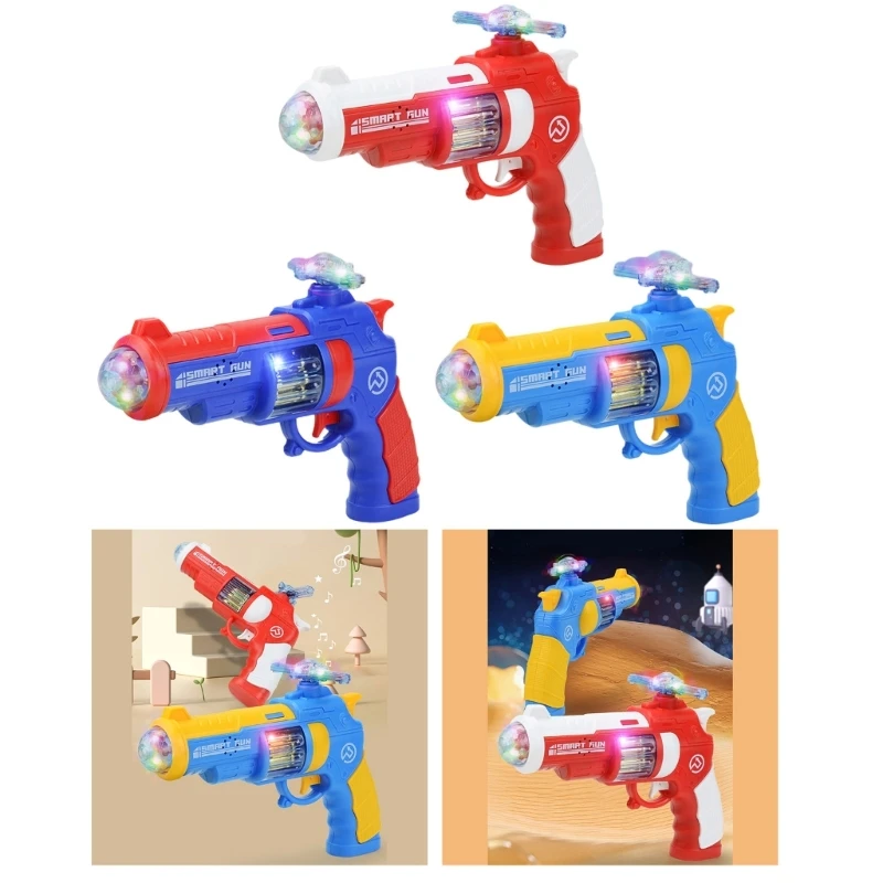 

Children's Electric Light Up Handgun with Music Function Fun for All Ages! Musical Singing Glowing Toy