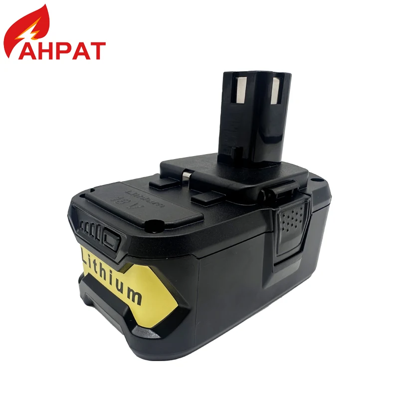 For RYOBI P108 6Ah 18V One+ Plus Battery 18 Volt Lithium-Ion Power Tools P104 P107 RB18L50 RB18L20 P108 18V charger