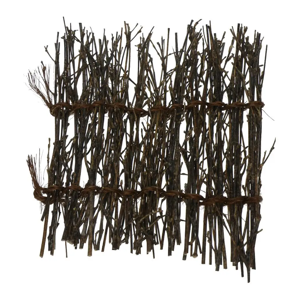 2x 5 Sizes Garden Divider Screening Border Bamboo Slat Reed Brushwood Fence Roll