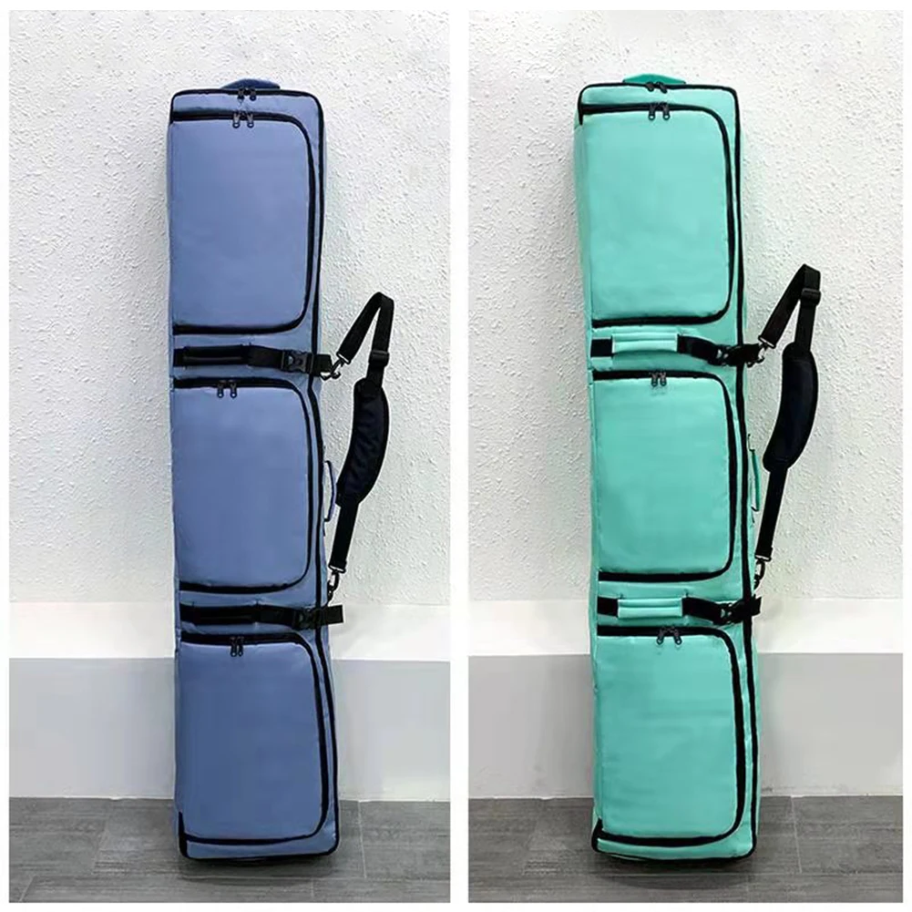 Large Ski Bags With Wheels Portable Waterproof Snowboard Bag Large Capacity Storage For Road Trips Air Travel Skating Backpack