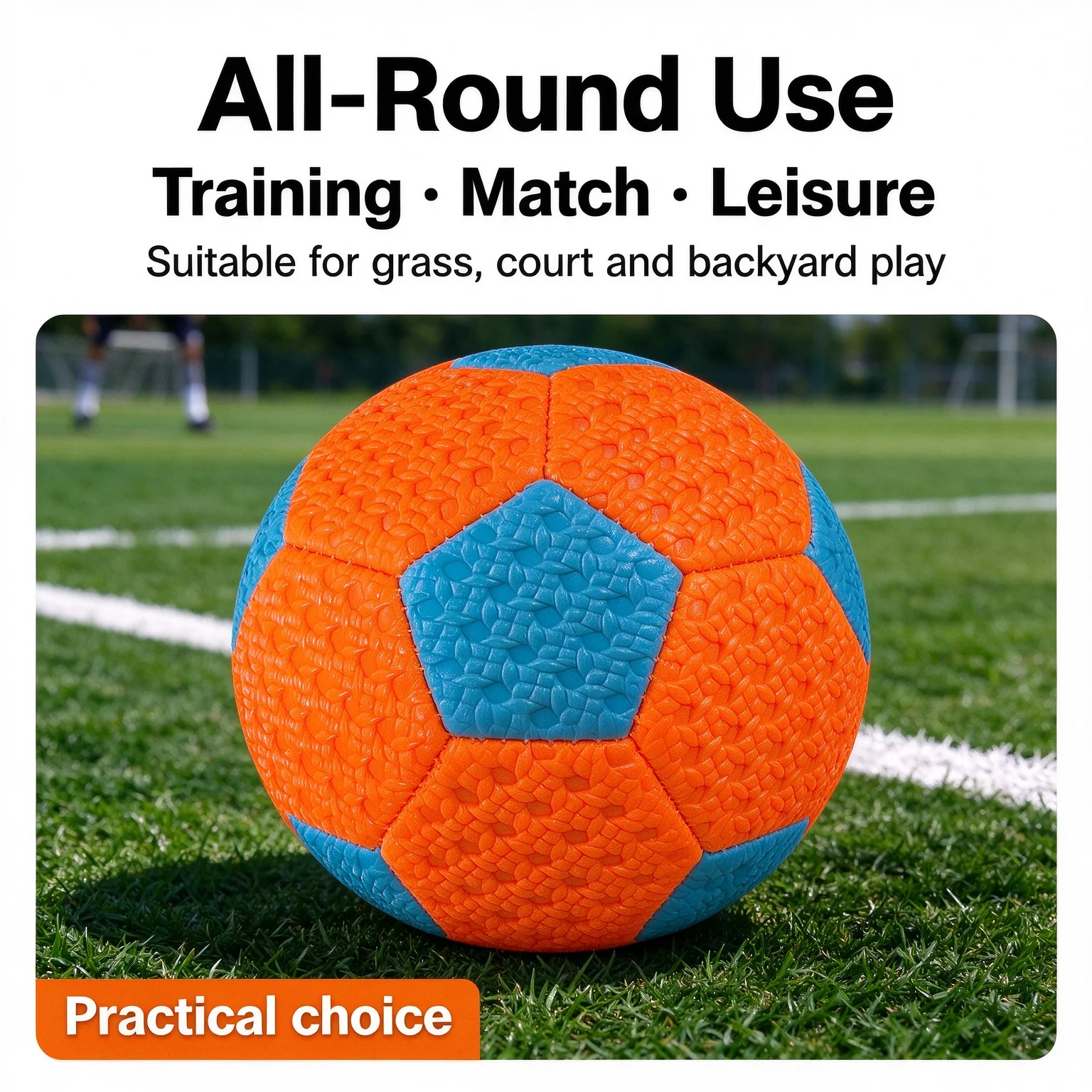 Standard Size 5 Soccer Ball Leakproof Campus Football Wear Resistant New Rubber Soccer Ball Elastic Football view 6