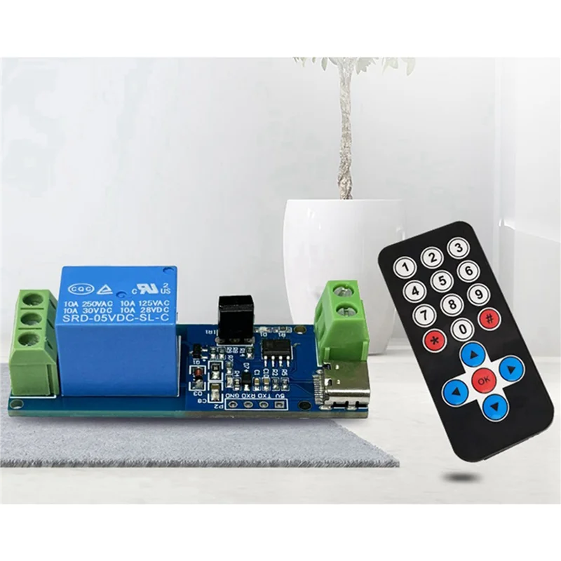 

【НОВЫЙ СПИСОК】2X Инфракрасный пульт дистанционного управления с одним релейным модулем, самоблокирующийся, многофункциональный, удобный, портативный, утилита Mo