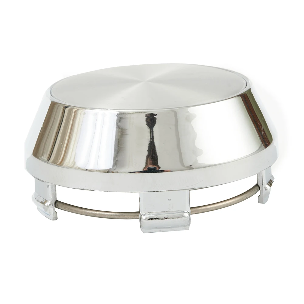 4pcs Car Wheel Center Cap For Wheel Center Cap Rim Chrome Hub Cap 60mm No Logo Silver Base For Many Kinds Of Vehicles