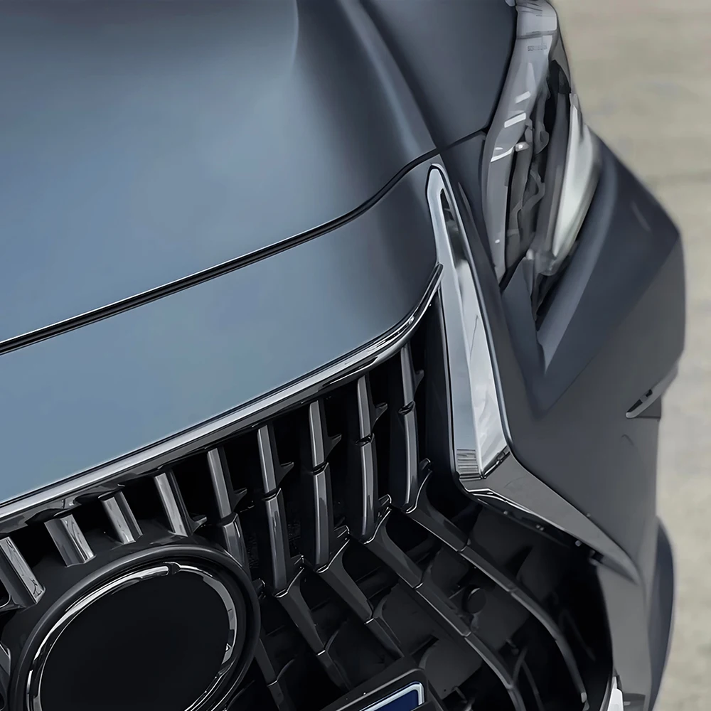 Matte Metallic Storm Blue Car Sticker Bubble Free Wrapping Vinyl Film PET Auto Body Self Adhesive Sticker Car Accessories