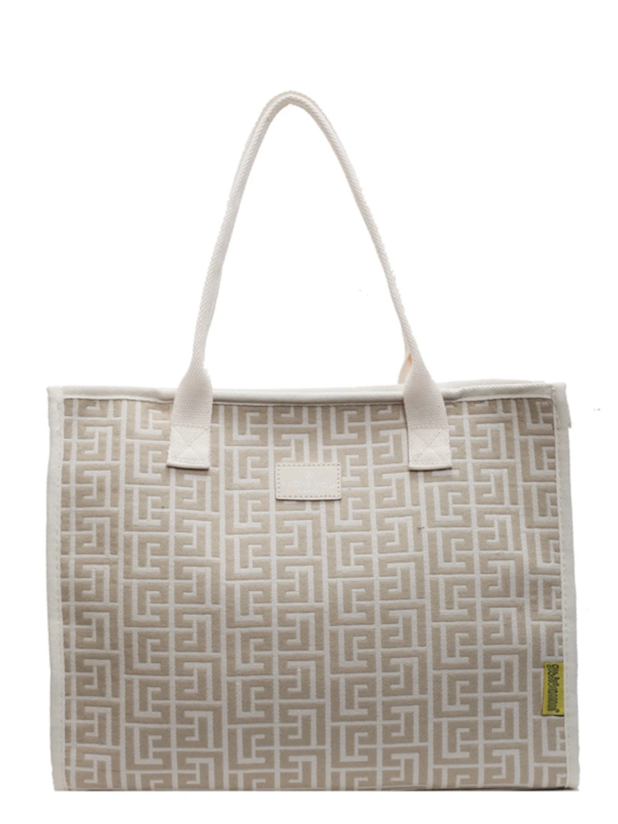 

High-End Large Capaci Canvas Tote Bag for Women Summer Casual Commuting oulder Bag Handheld op Bag