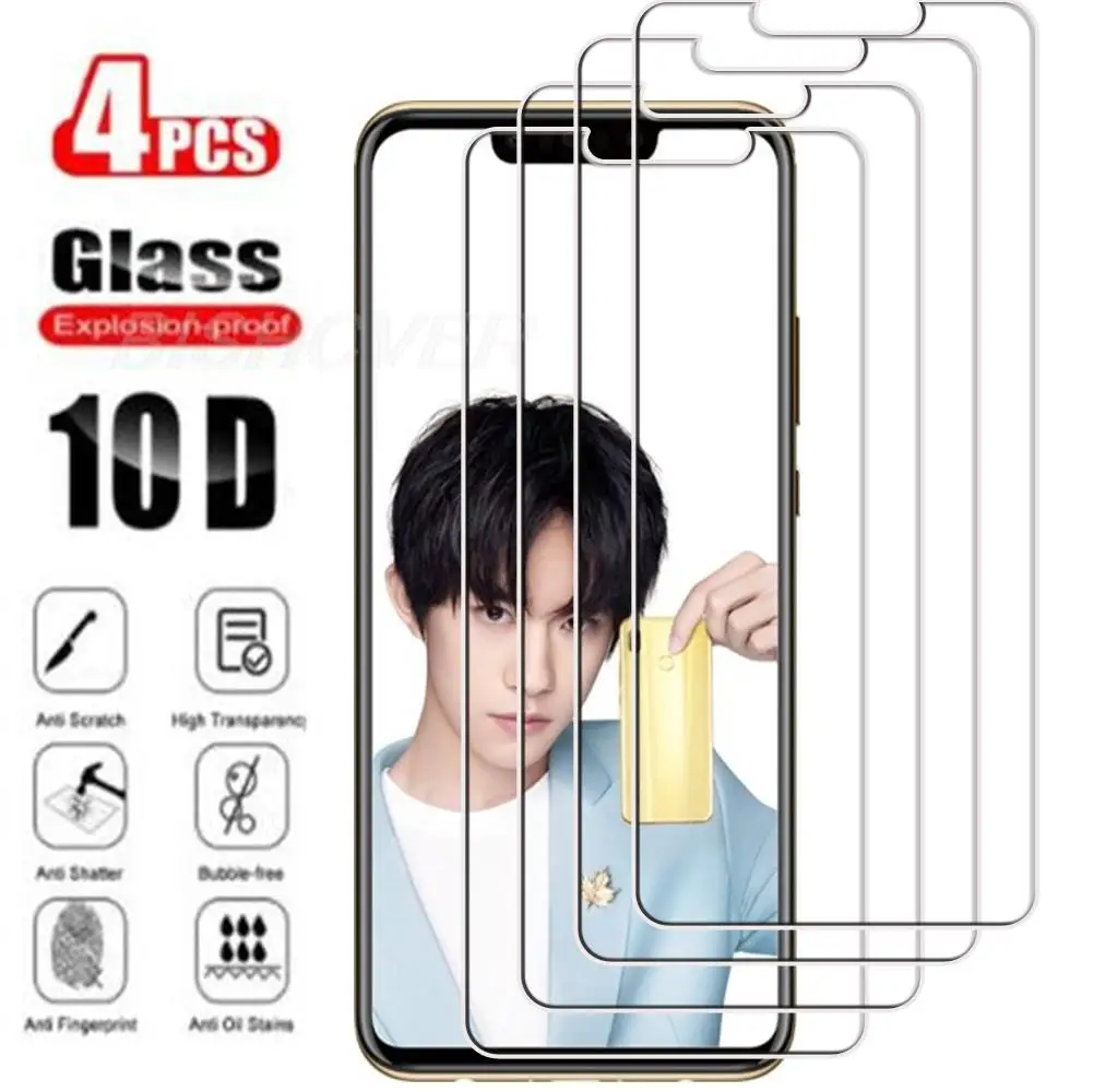 

4 шт., закаленное стекло для Huawei Nova 3, 6,3 дюйма, 2018 дюйма, PAR-LX1M PAR-LX1, Защитная пленка для экрана, защитная стеклянная пленка 9H