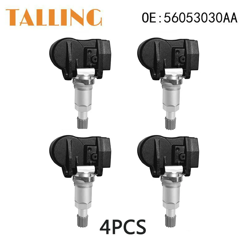 56053030AA 4Pcs TPMS Tire Pressure Sensor 315 MHz for Chrysler Crossfire Sebring Dodge Jeep Mitsubishi Hyundai Elantra 2009-2013