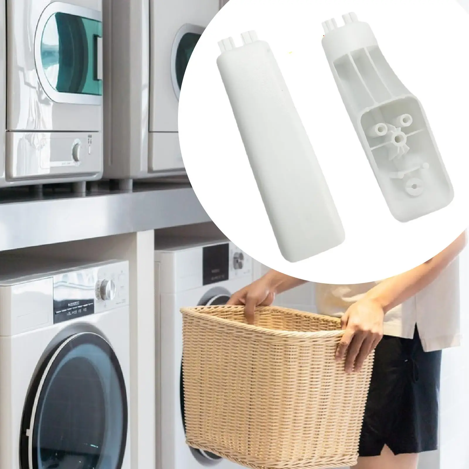 2x Oven End Cap Handles Convenient Professional Repair Easy Installation Small Appliance Accessory Replacement Part WB07K10043