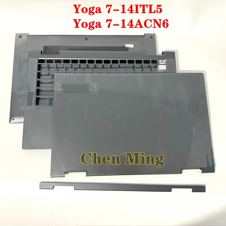 New For Lenovo Yoga 7-14ITL5 ACN5 ACN6 YOGA 14C 2021 5CB1A08845 LCD Back Cover Hingecover Palmrest keyboard Bottom Back Case