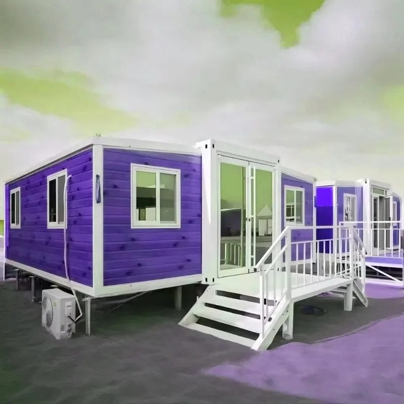 Australia Container House 20ft Portable Expandable Folding Expansion Moible House Families Double Wings 40ft Container House